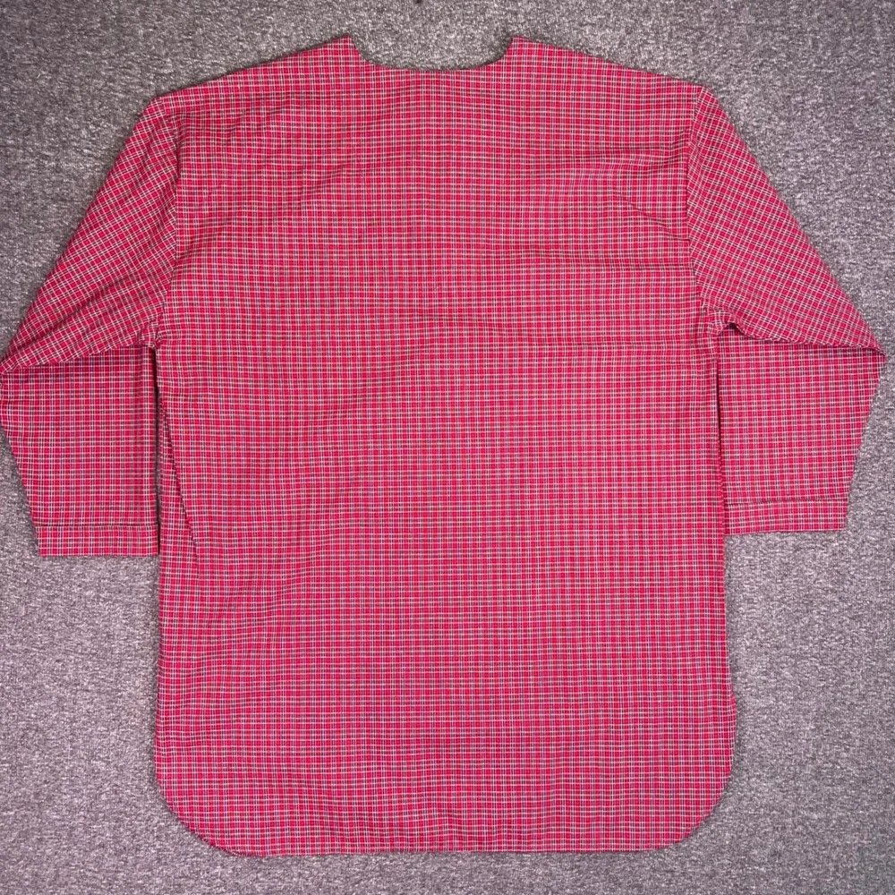 Disney Nightshirt Womens L/XL Red Plaid Winnie Pooh Eeyore Christmas Sleepwear - Picture 3 of 16